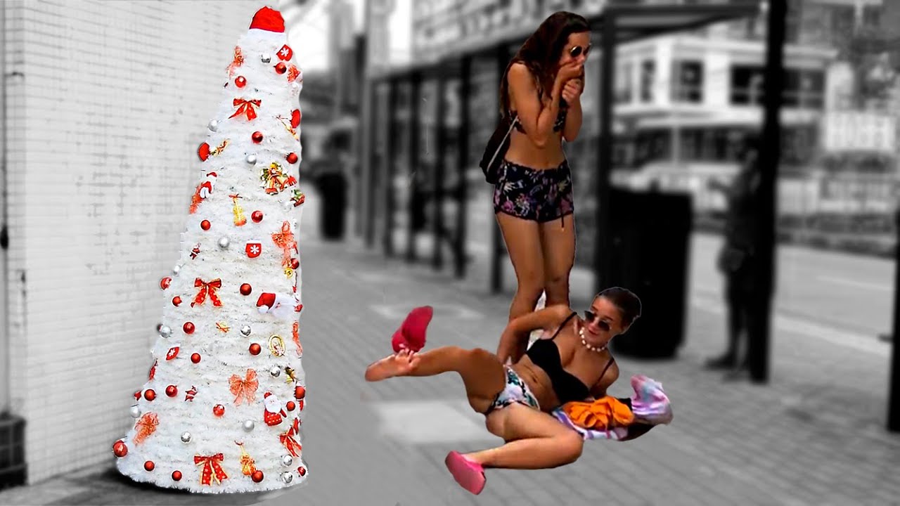 Os Melhores Sustos da Árvore de Natal - PEGADINHA - Christmas tree Prank