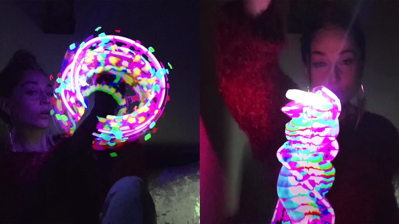 LED Flow Art - Artist Uses LED Orbit to Create Stunning Shapes || WooGlobe