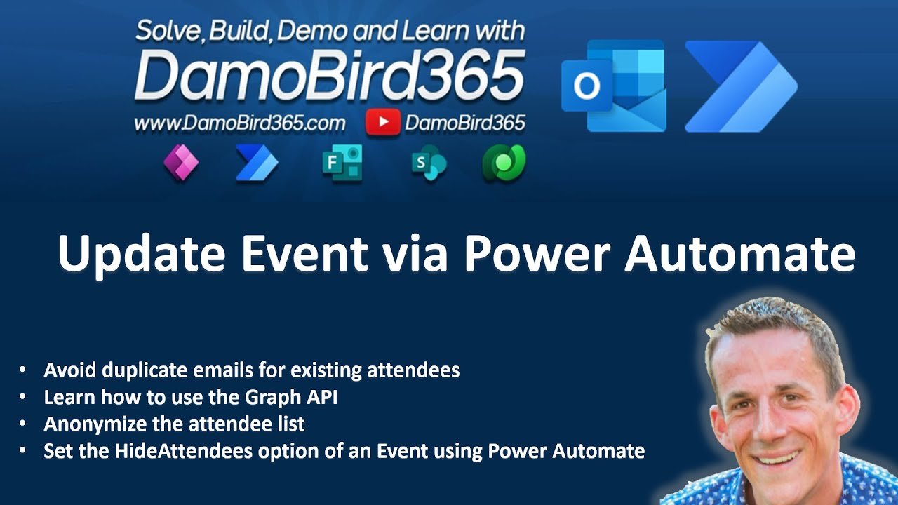 Автоматизируйте обновления информации об участниках мероприятия в Power Automate с помощью API Gr...