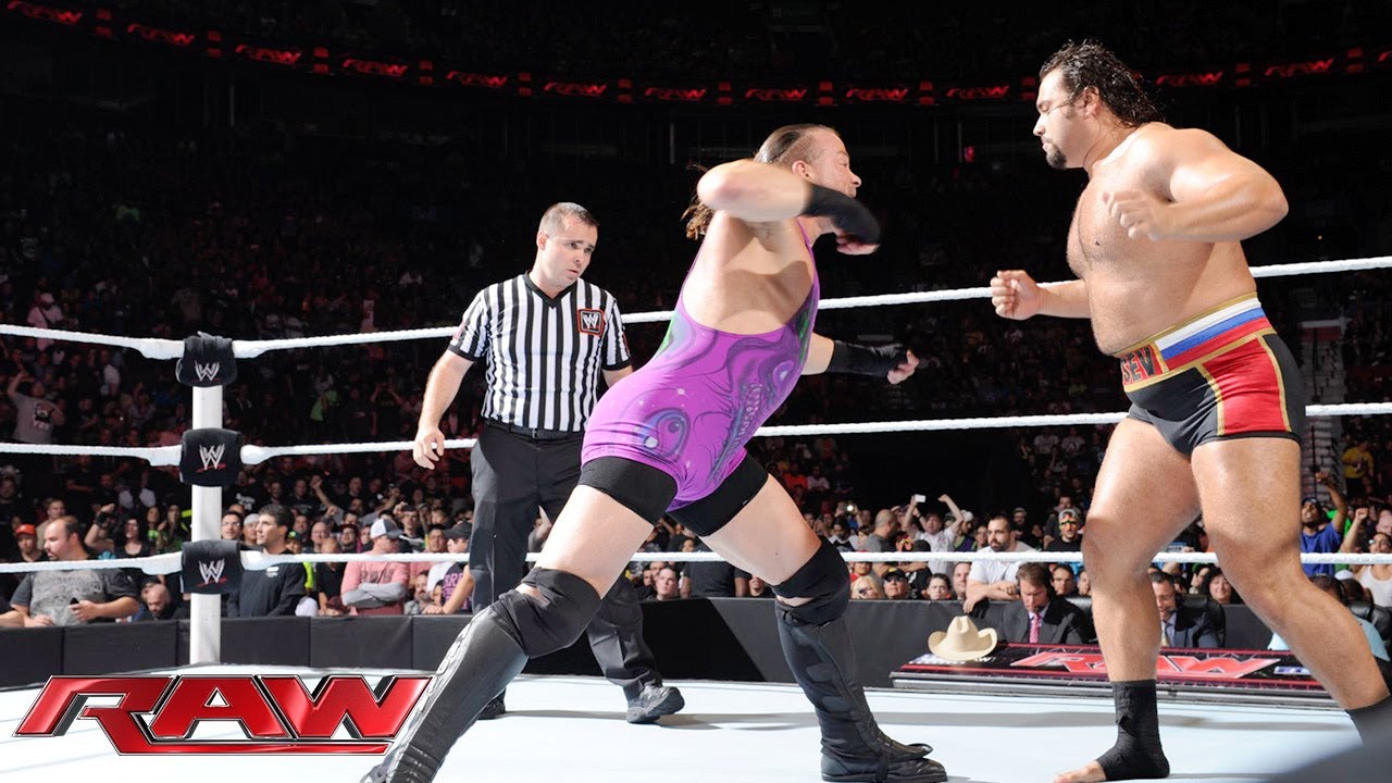Роб Ван Дам против Русева: Raw, 7 июля 2014 г.