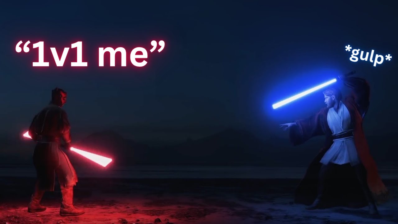 I'm addicted to Darth Maul in Battlefront 2...