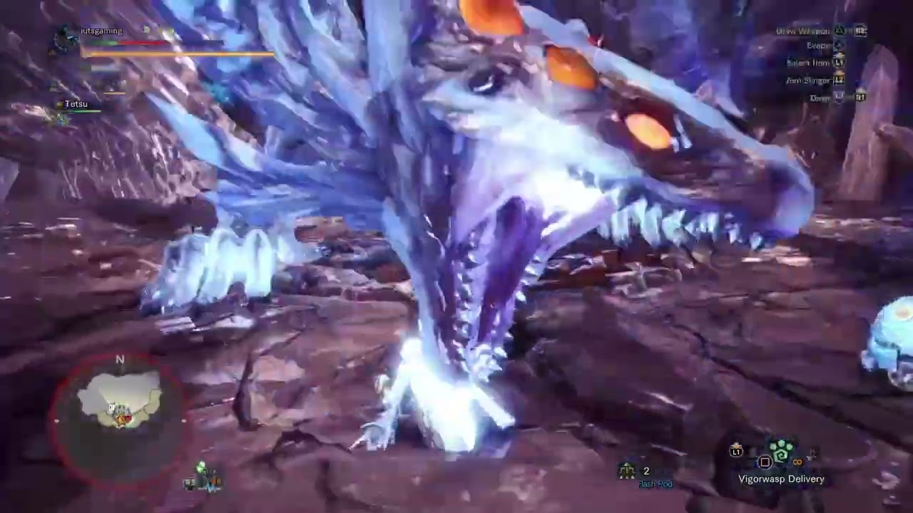 Monster Hunter: World™* Enemy Monster Xino Jiiva Insect Glaive weapon