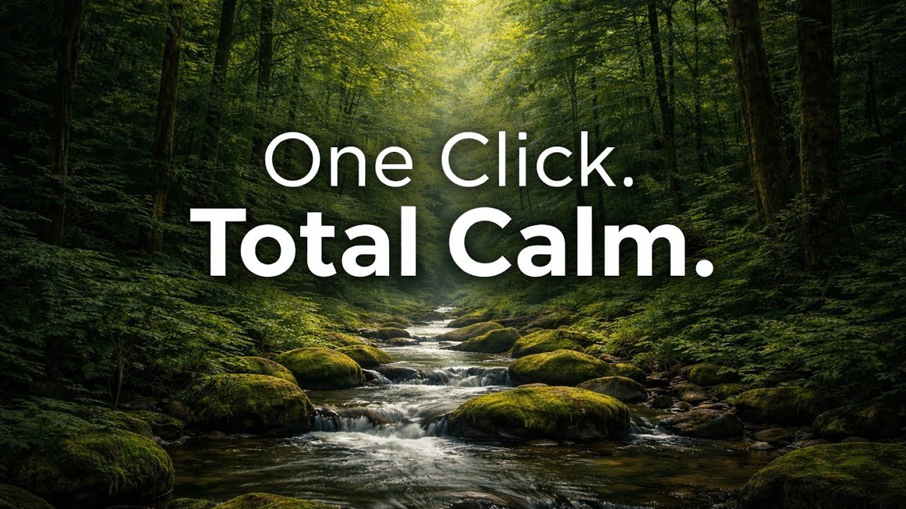 Relaxing River Music for Stress Relief | Gentle Sounds for Meditation & Sleep