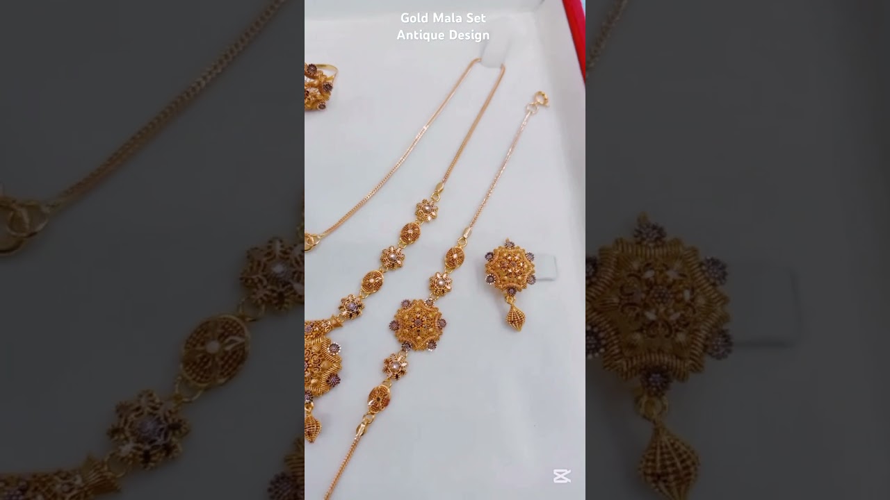 Gold Mala Set | Antique Design✨ 