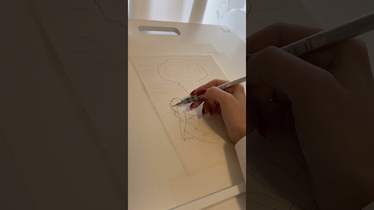 Новый мольберт, новый арт ❤️&zwj;🔥  #artist  #pencil  #sketch #hot #художник