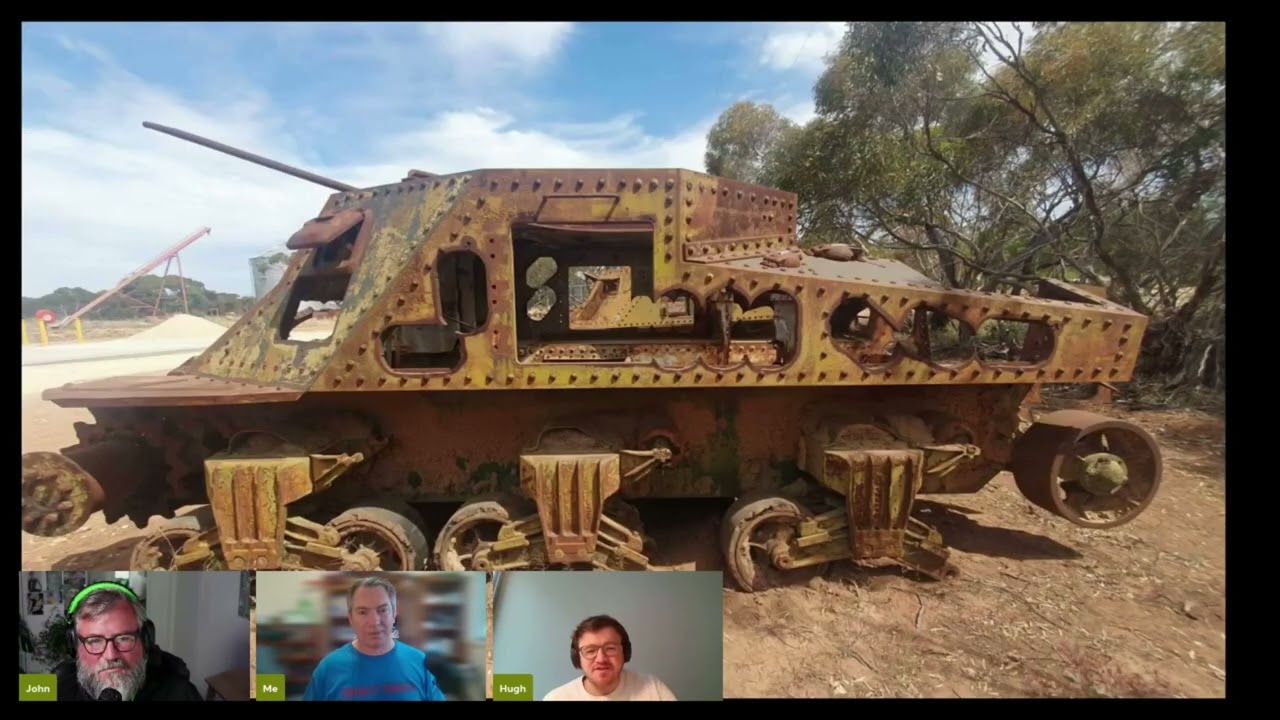 The Murrayville Tank Graveyard - with Hugh Cullimore