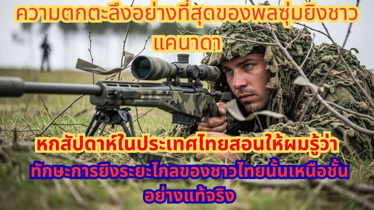 ความตกตะลึงอย่างที่สุดของพลซุ่มยิงชาวแคนาดา: ทักษะการยิงระยะไกลของชาวไทยนั้นเหนือชั้นอย่างแท้จริง