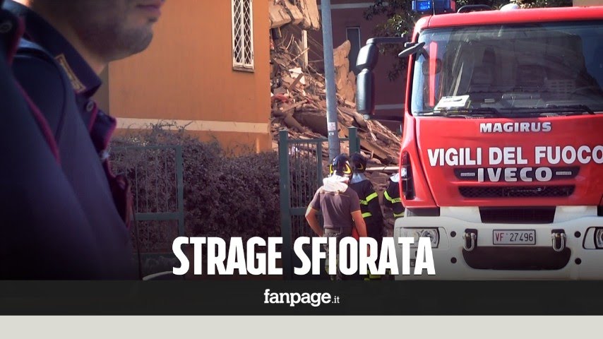 Palazzo crollato a Roma: 