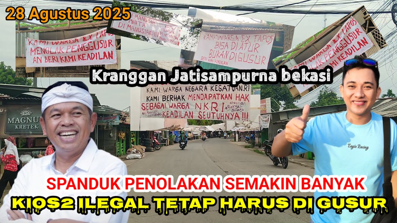 UPDATE TGL 28‼️WARGA MELAWAN MENOLAK PENGGUSURAN KEBIJAKAN KDM ‼️EX,TAPOS KRANGGAN JATISAMPURNA 