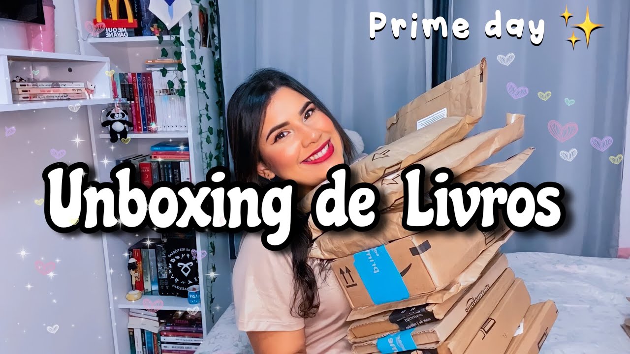 Unboxing de Livros - prime day ✨💕