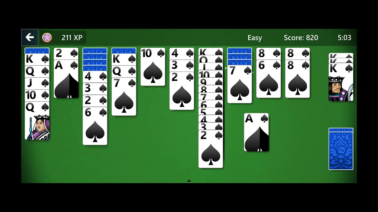 Completing SPIDER SOLITAIRE in 8 MINUTES !!!!!