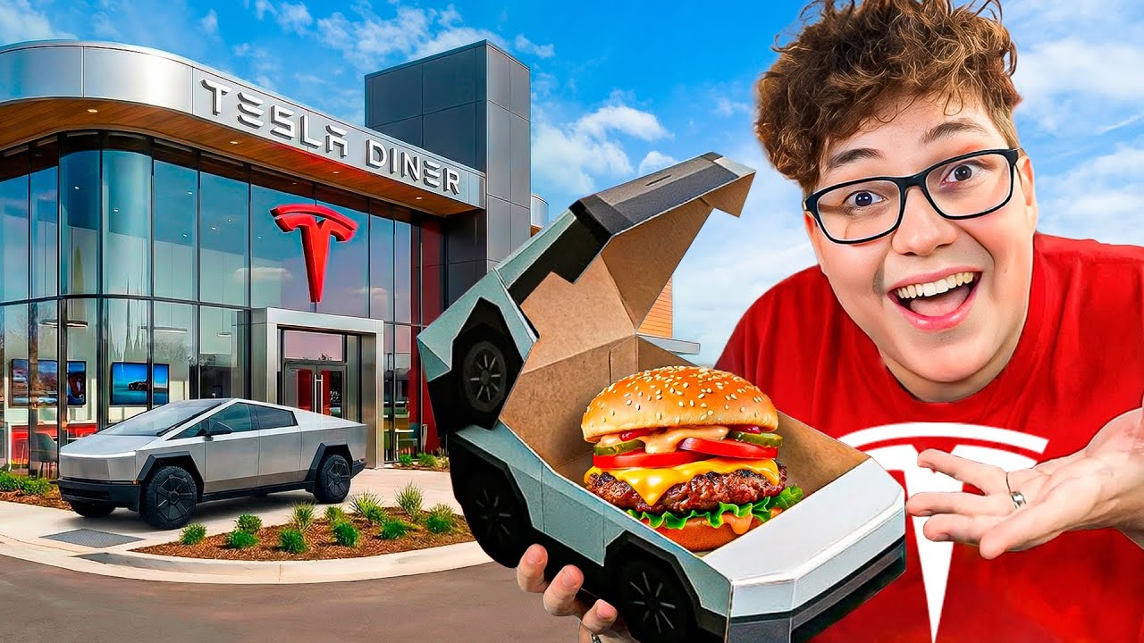 Así es el Primer RESTAURANTE de TESLA del Mundo