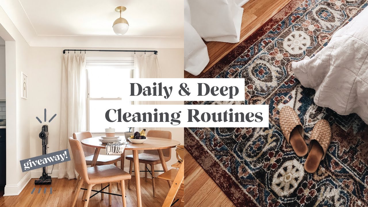 Daily & Deep Cleaning Routines + PRINTABLE GUIDE