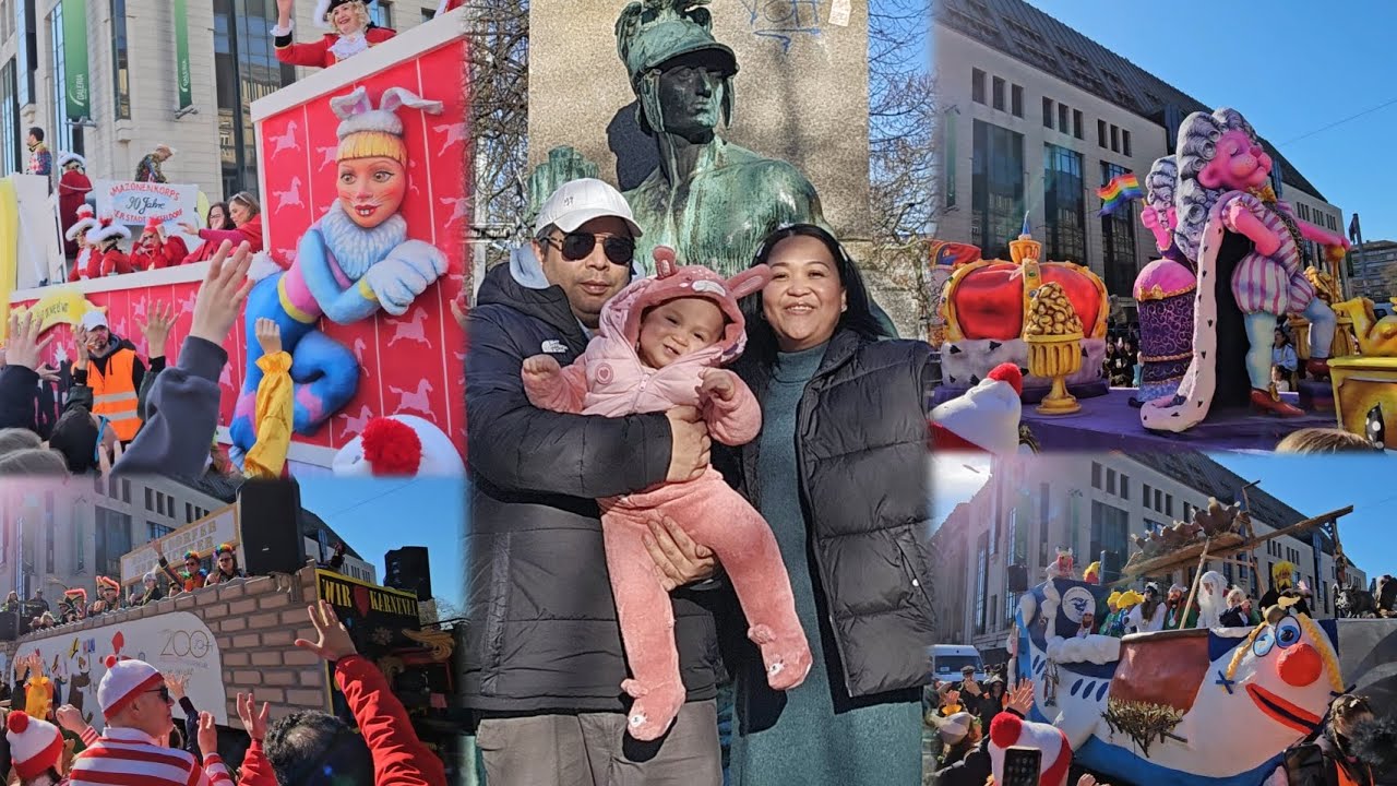 Karneval in Düsseldorf, Germany! Nakisaya at Sumigaw ng Helau kasama ang mga Germans!🤡🎉🇩🇪