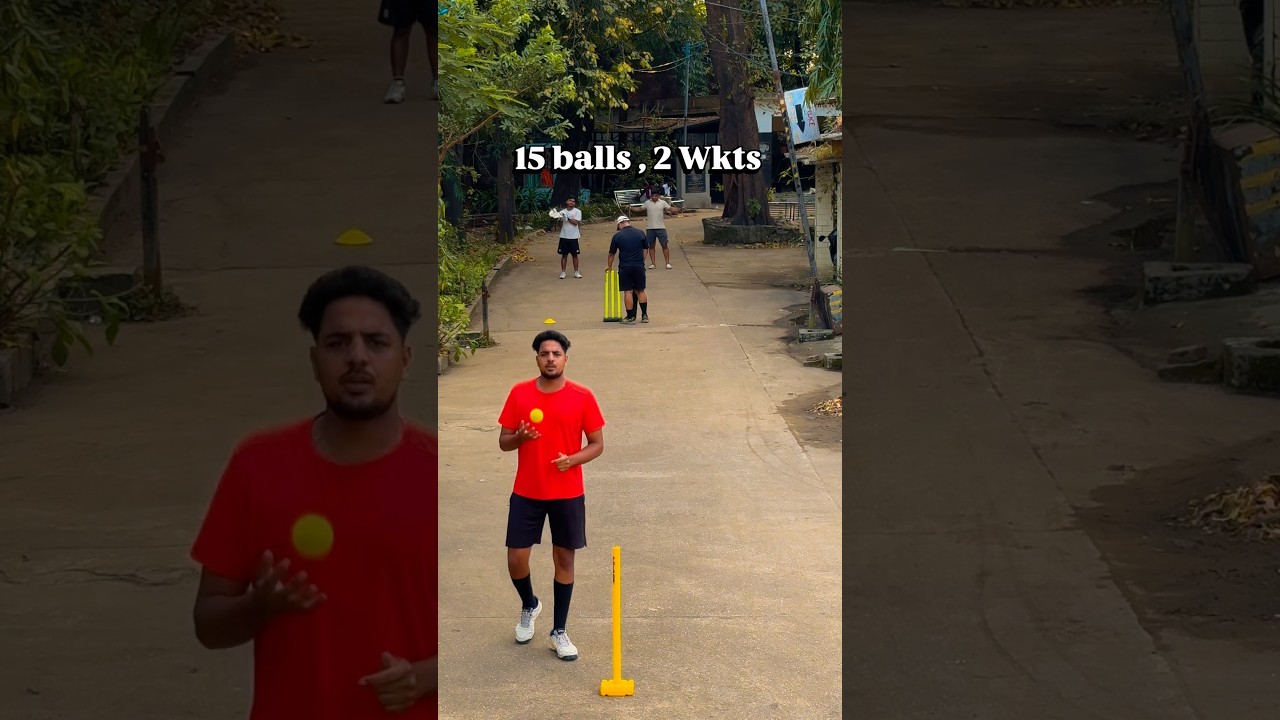 15 balls , 2 wkts challenge #mitchellstarc #cricket #bowlervibes #crickethighlights