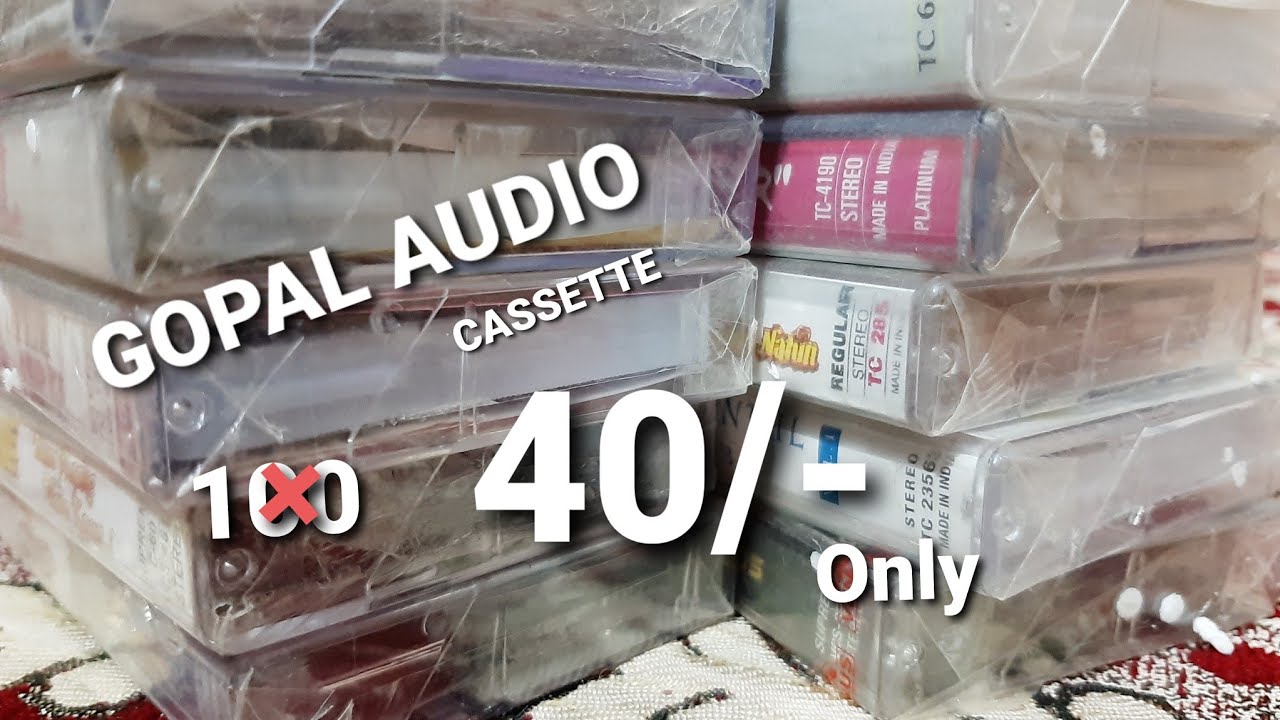 AUDIO CASSETTES FOR SALE 40/- ONLY | NEW SEAL PACK CASSETTES FOR SALE