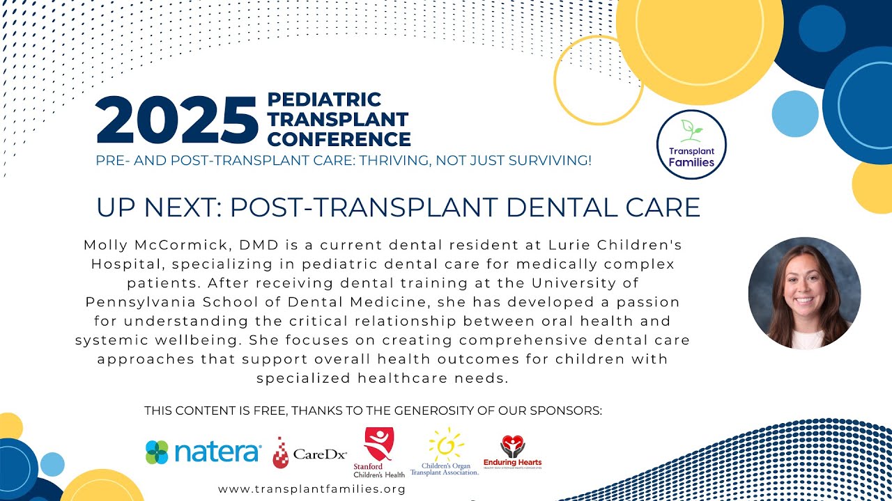 Post-transplant dental care