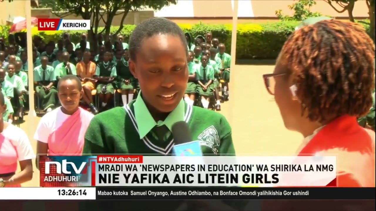 Wanafunzi wa AIC Litein Girls wanufaika na mradi wa NIE wa NMG