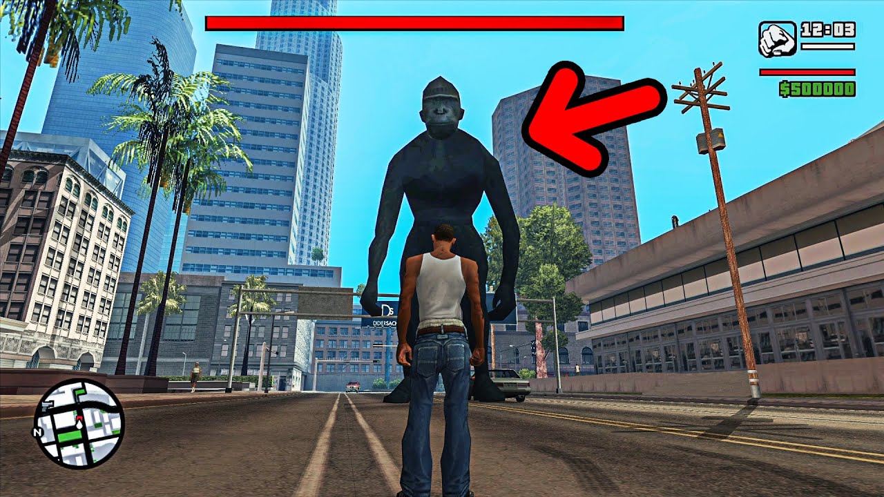 ENCONTRANDO O KING KONG NO GTA - MONSTRO GIGANTE EM LOS SANTOS