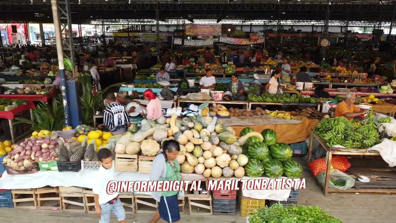 feira livre de Gandu BA, cidade no baixo sul
