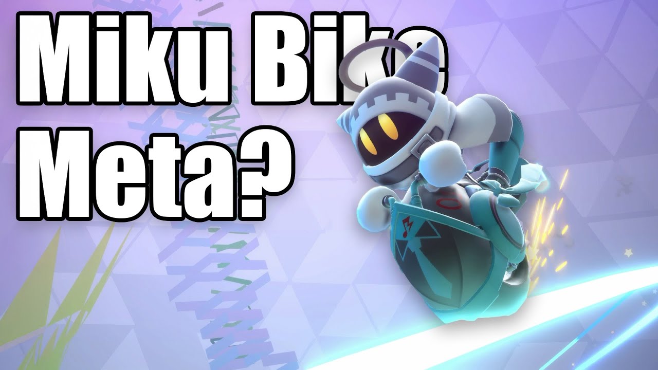 Road to Rainbow Rank #12 Racing with the Miku Bike | Kirby Air Riders