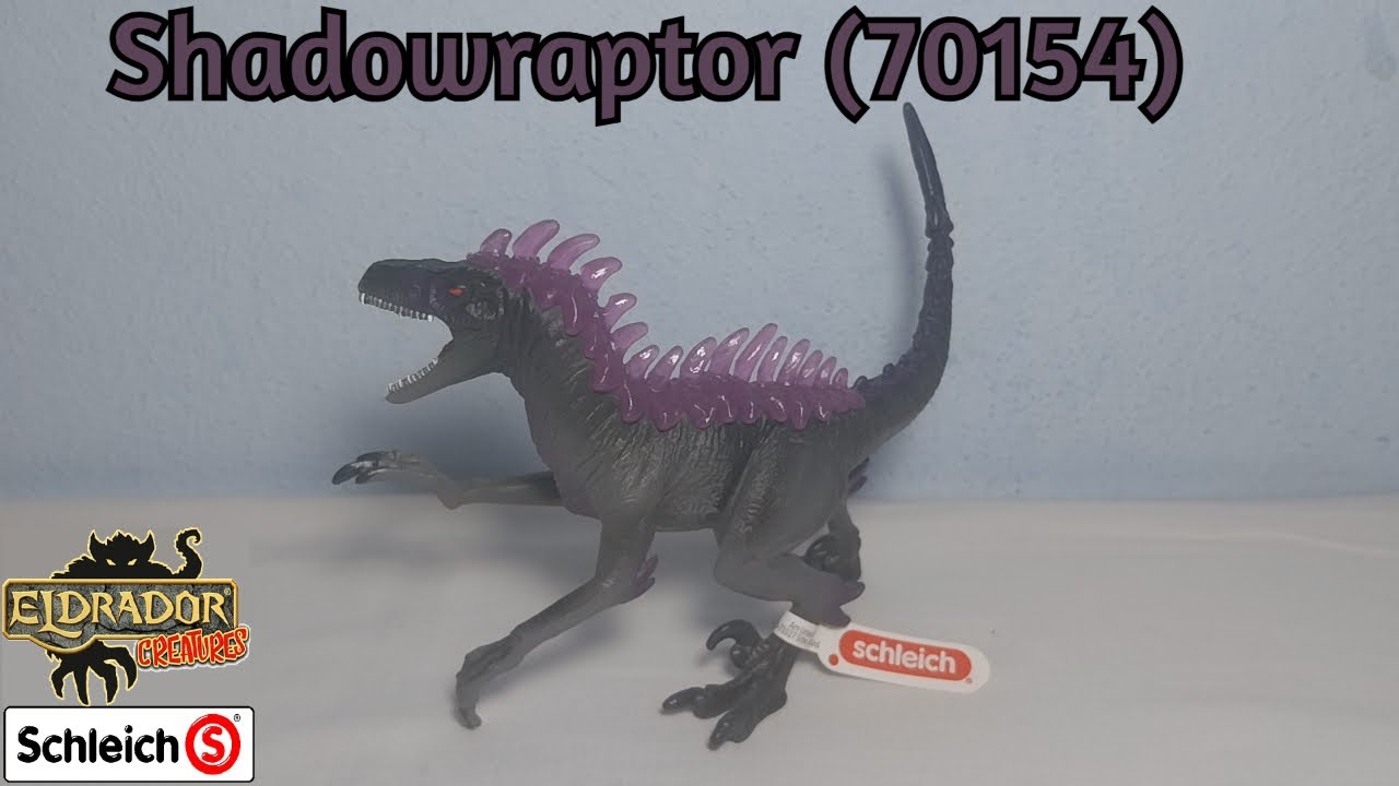 Schleich &reg; Eldrador Creatures Shadowraptor (70154) Figure Review!
