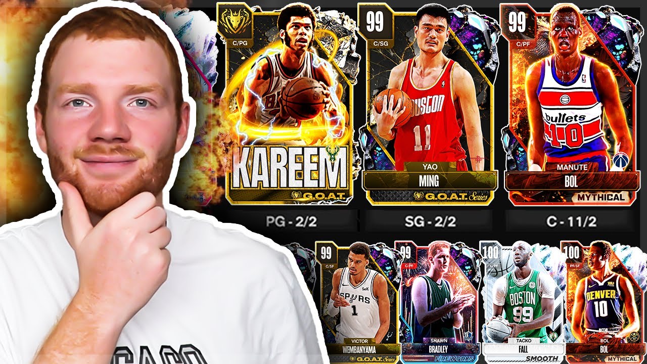 I Used the TALLEST Team in MyTeam!! This TEAM is BROKEN.....