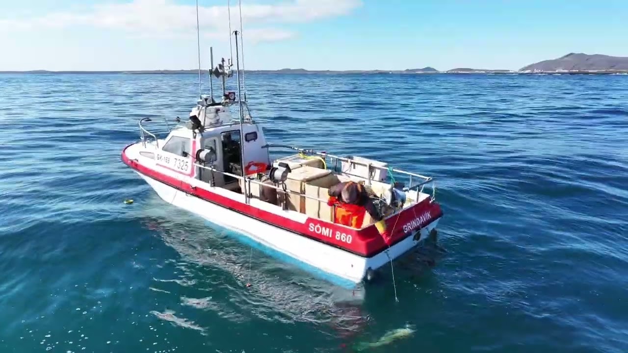 Grindjáni GK 169 úti fyrir Grindavík.