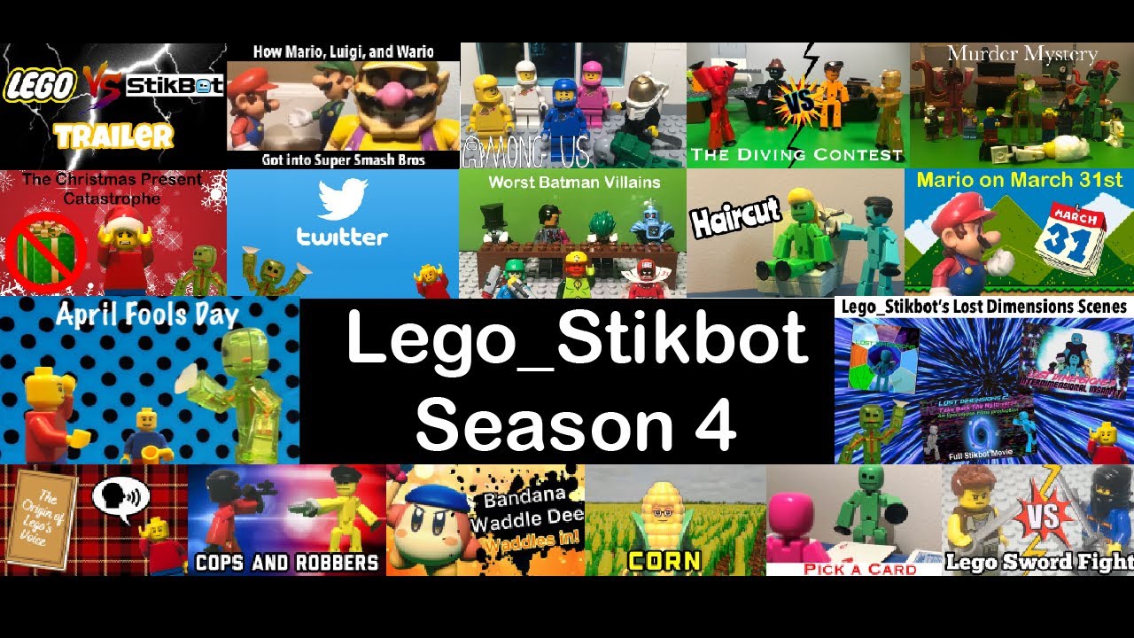 Lego_Stikbot Season 4 Complete Compilation