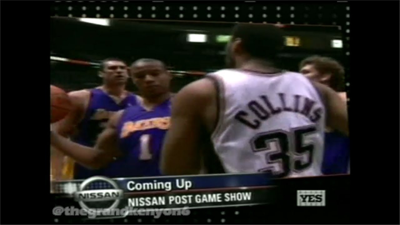 Vince Carter takes flagrant foul from Chris Mihm, Jason Collins comes to his defense