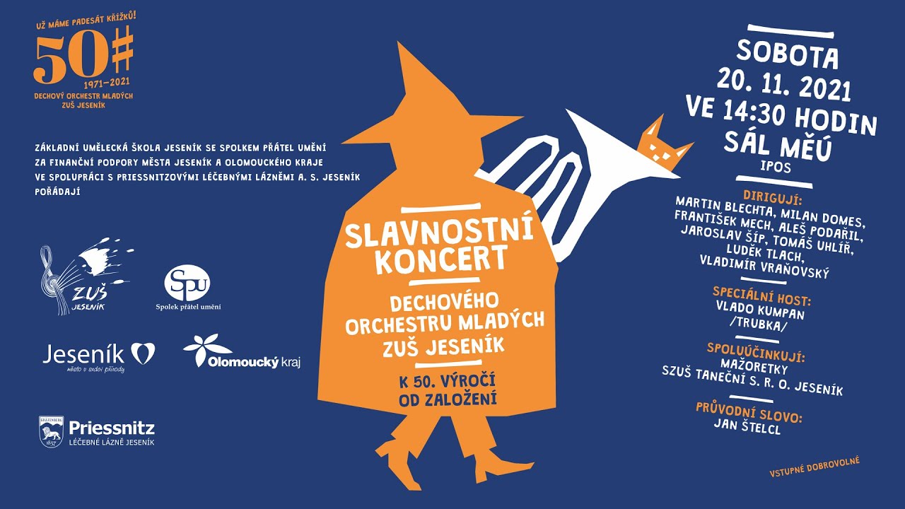 Slavnostní koncert dechového orchestru mladých