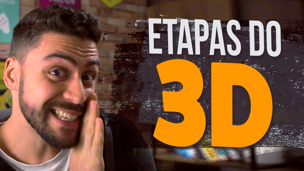 As ETAPAS para TRABALHAR com 3D | Héber Simeoni
