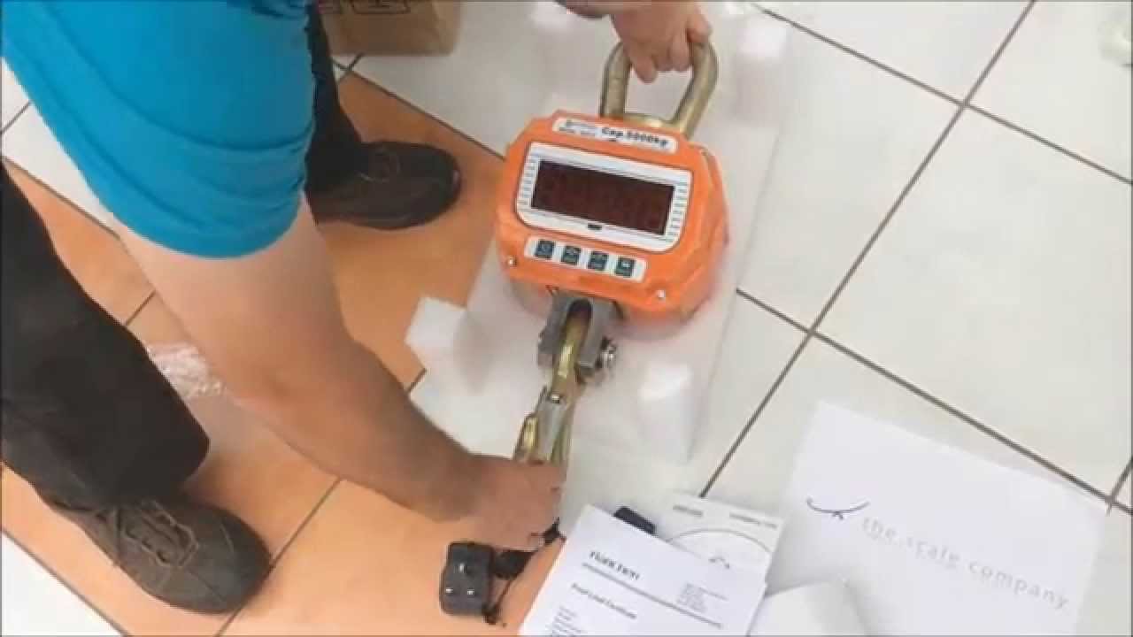 The Scale Company OCS Crane Scale demo