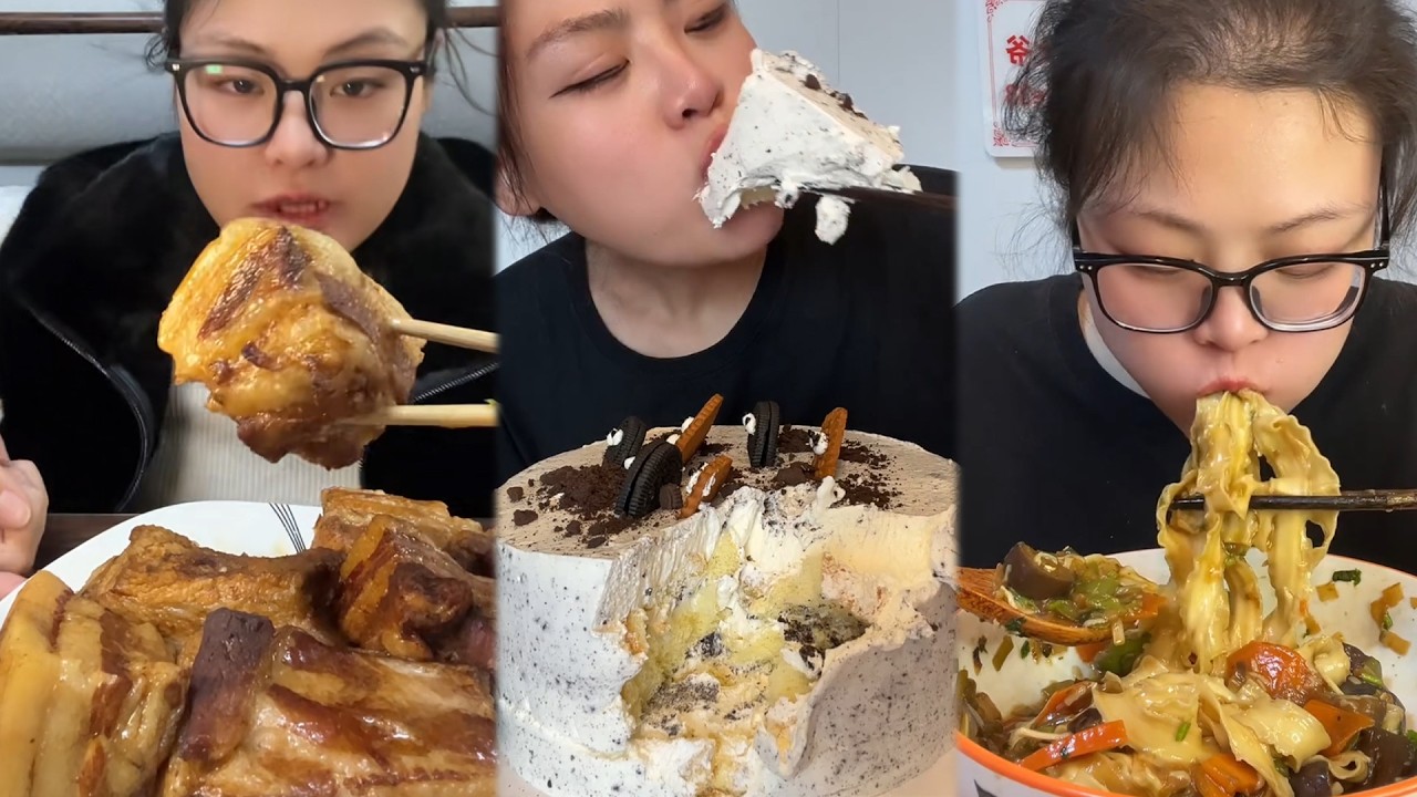 Mukbang food challeng new with real sound #d9mukbang #mukbang