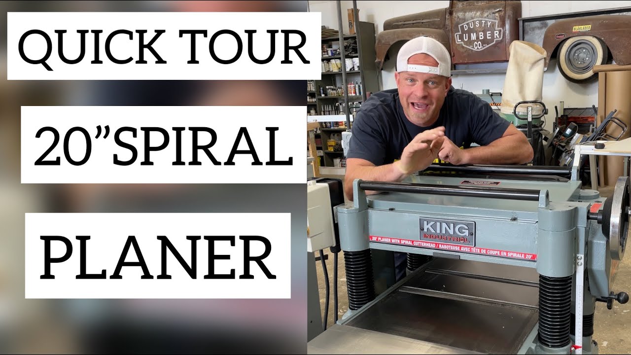 Quick tour of the King 20&rdquo; planer