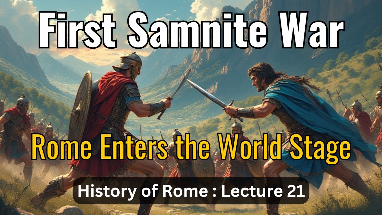 The First Samnite War and Rome Subjugating Her Neighbors  &ndash; Lecture 21 (History of Rome)