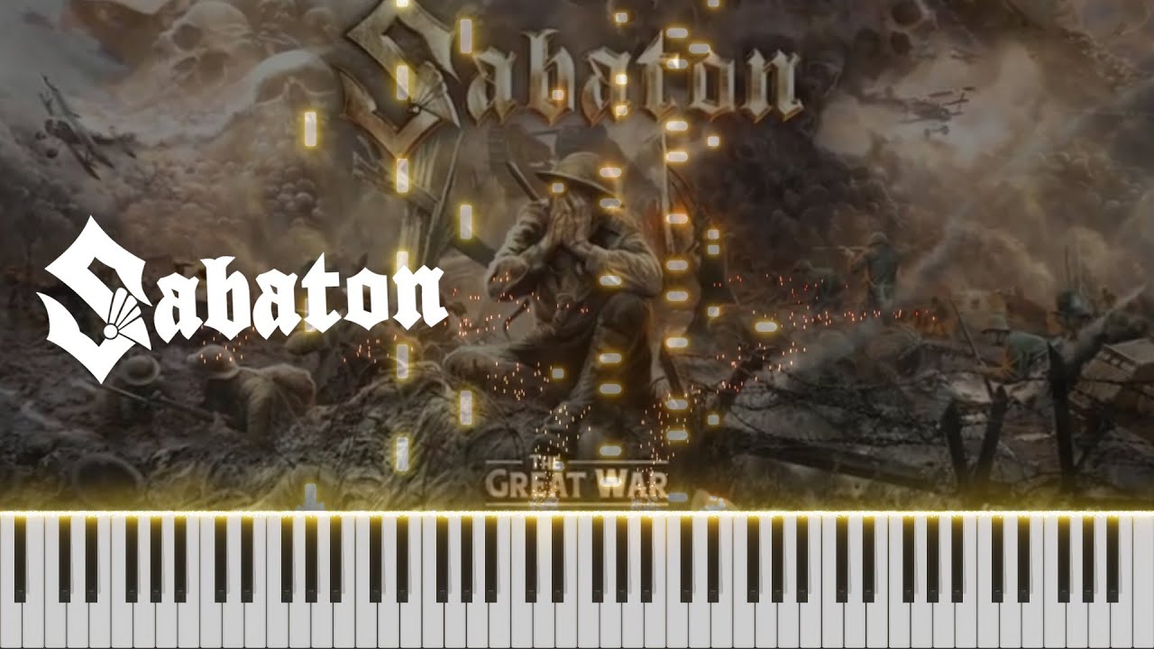 Sabaton - Great War | Piano (Free Sheet Music)