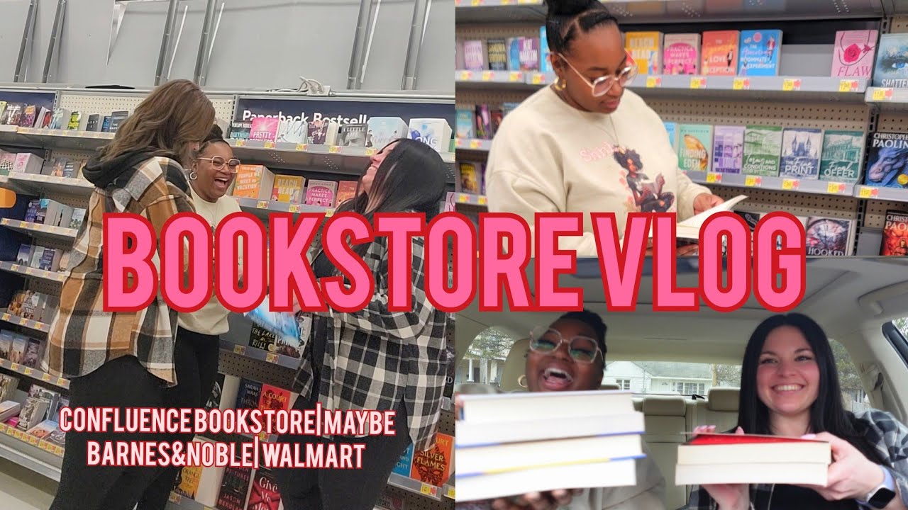 *bookstore vlog* 1st time in a used bookstore! Confluence Books| Barnes&Noble| Walmart!