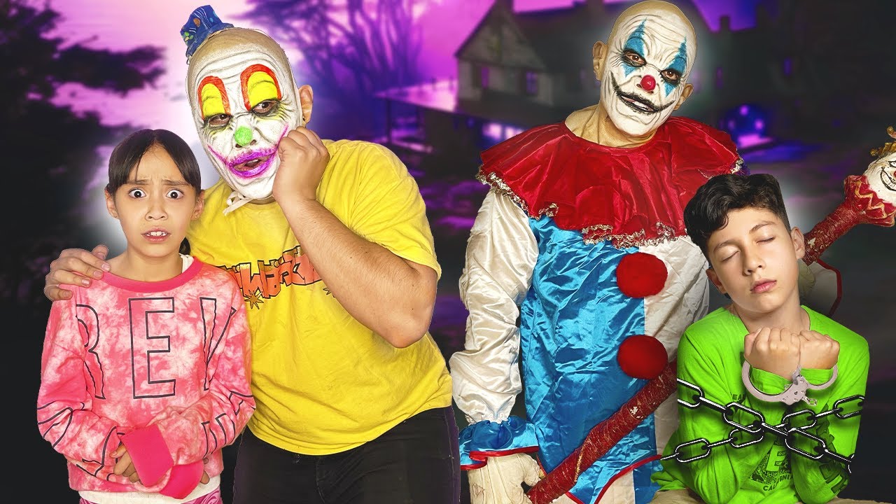 LOS PAYASOS MALDITOS CONVIERTEN A SPAY EN UNO DE ELLOS 😰| Karla Bustillos