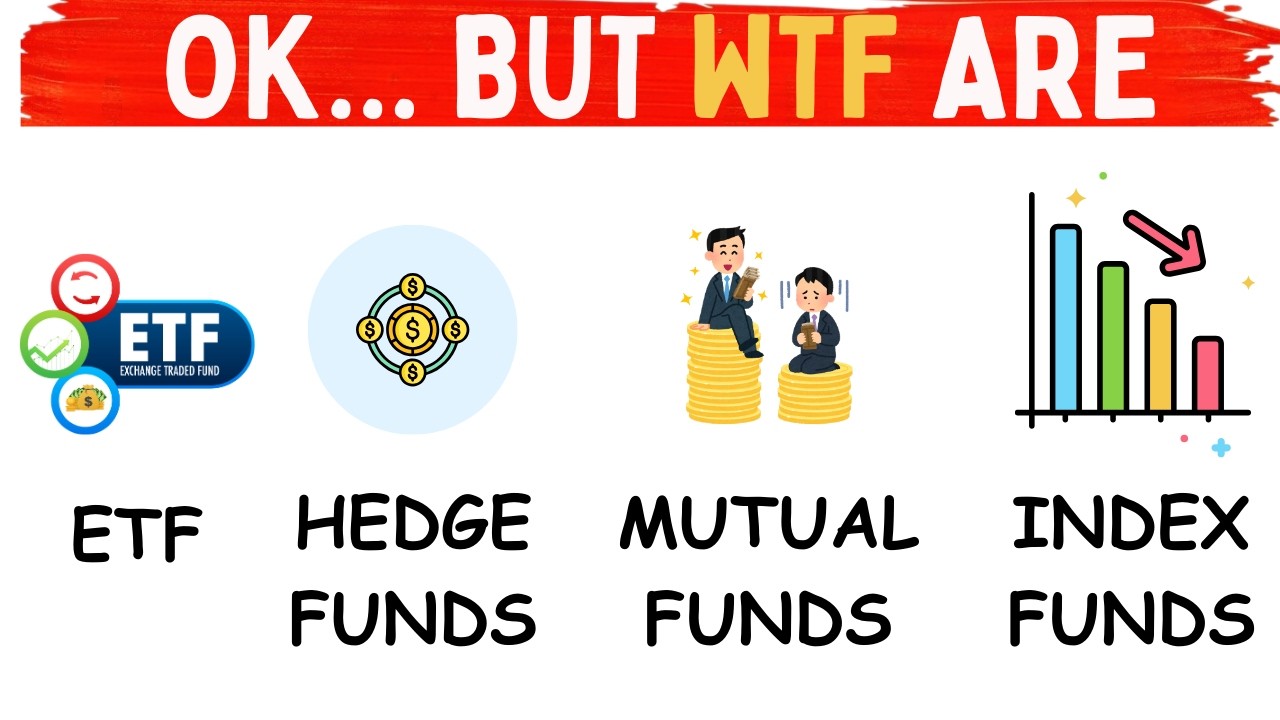 ETF vs Hedge Funds vs Mutual Funds vs Index Funds Explained (No BS, No Fluff)