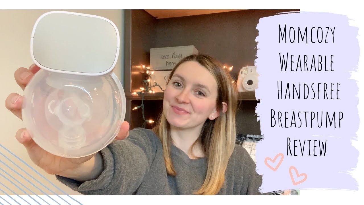 Momcozy Wearable Handsfree Breast Pump Review! // Sage Holman