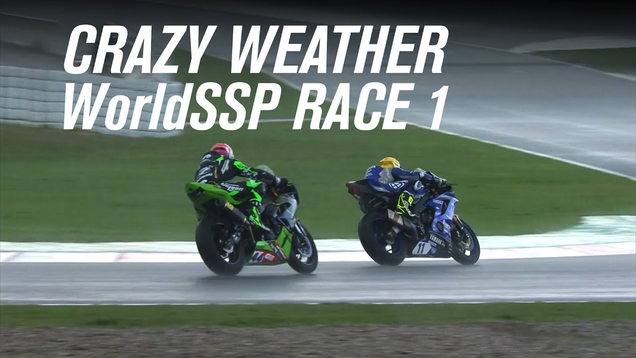 CRAZY last laps of WorldSSP Race 1 at Catalunya!