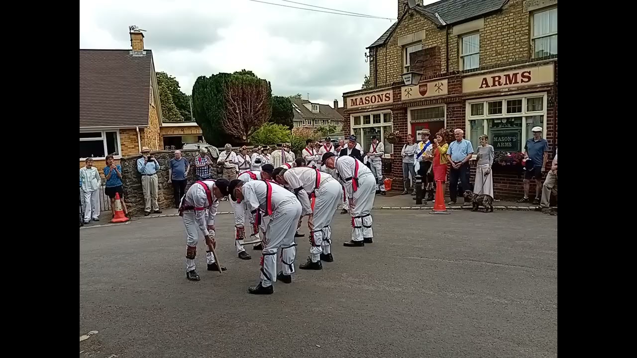 Headington Quarry dance Bean Setting at Headington Quarry. 23rd June 2024