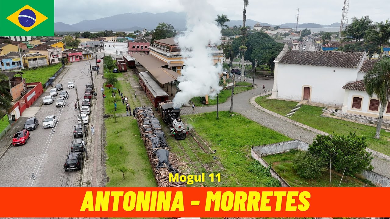 Steam Loco Cab Ride Antonina → Morretes (Trem Caiçara - Brazil, October 2024) train driver's view 4K