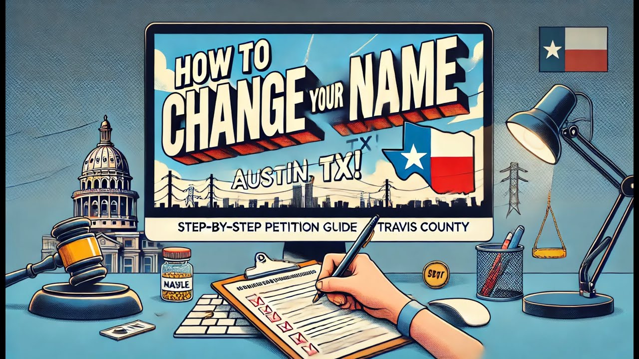 How to Legally Change Your Name Completely Online in Austin, TX (Travis County)
