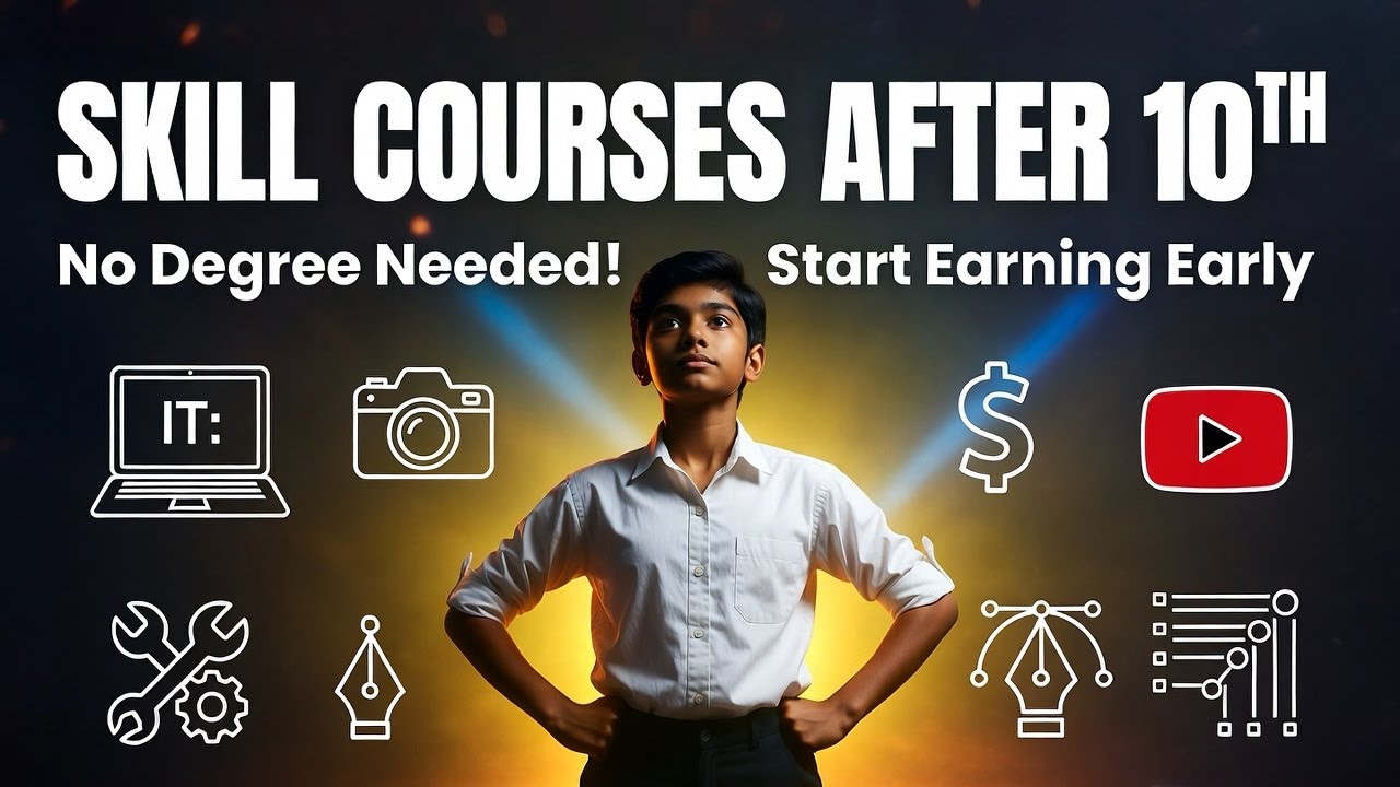 Don't Waste Time!  Best Skill Courses After 10th | 10th के बाद Best Career Oriented  courses