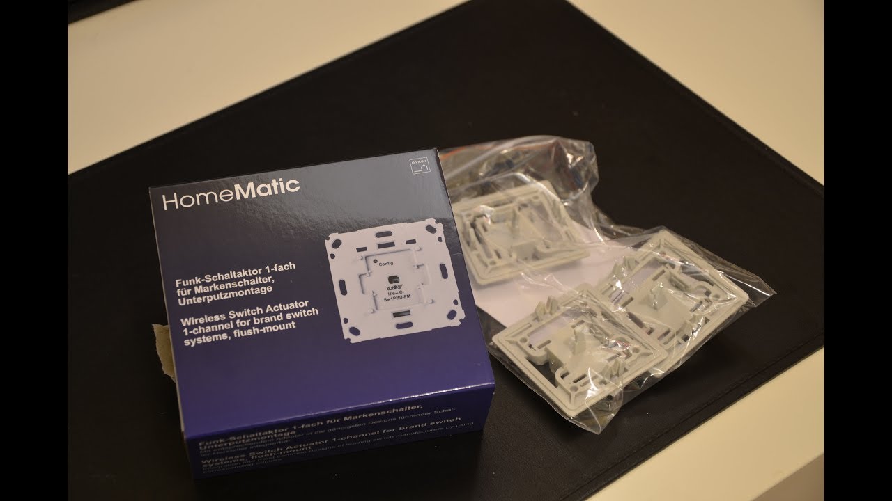 Unboxing Funk-Schaltaktor von HomeMatic