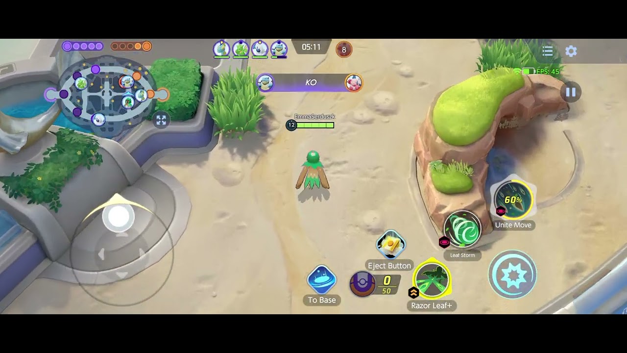 DECIDUEYE gameplay pokemon UNITE 