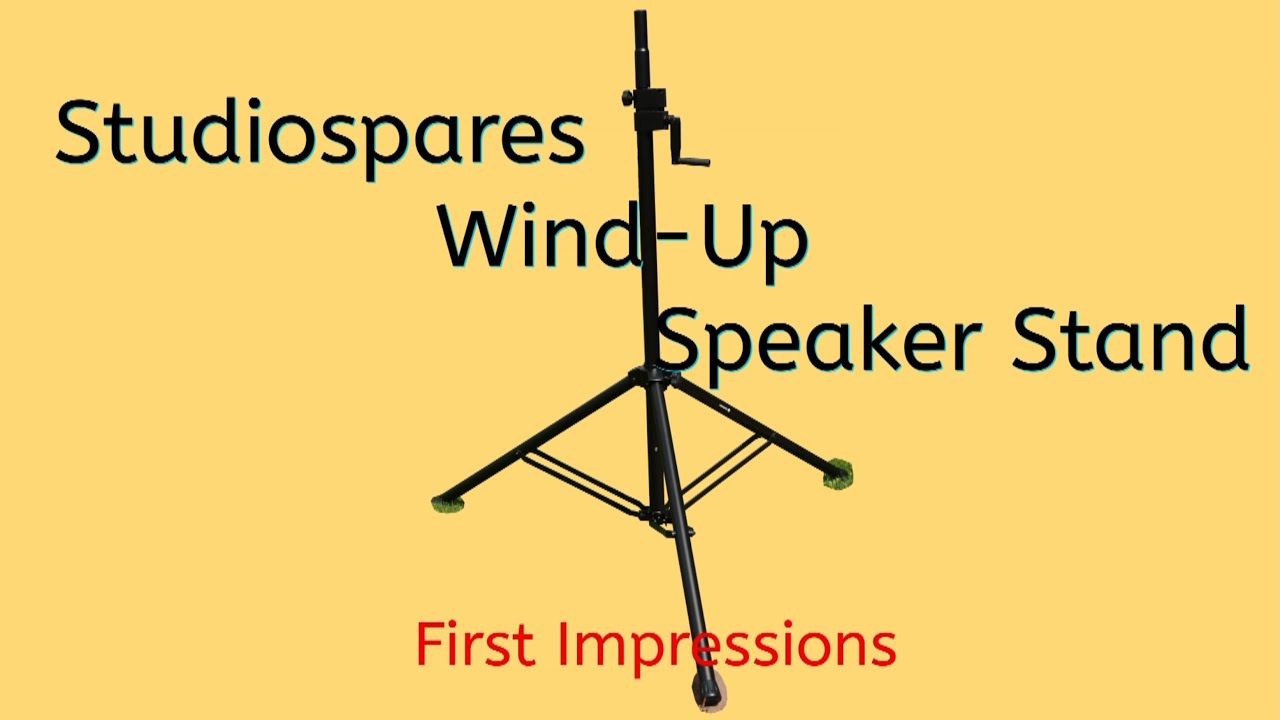 Studiospares Wind-up Speaker Stand, Discontinued, PLEASE Read below for an alternative.