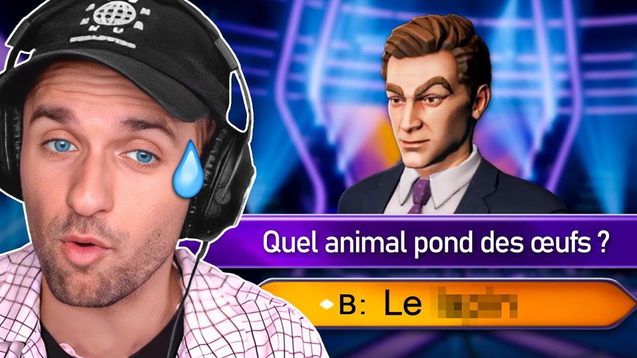 Cette fois on a vraiment dit des dingueries 😭 (Qui Veut Gagner Des Millions ?)